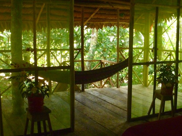 The "Suite": a view from the balcony